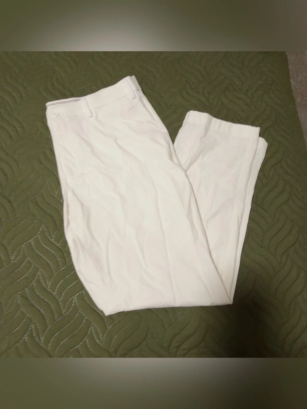Michael Kors Men’s Dress Pants White 36W x 29L – Small Mark on Leg